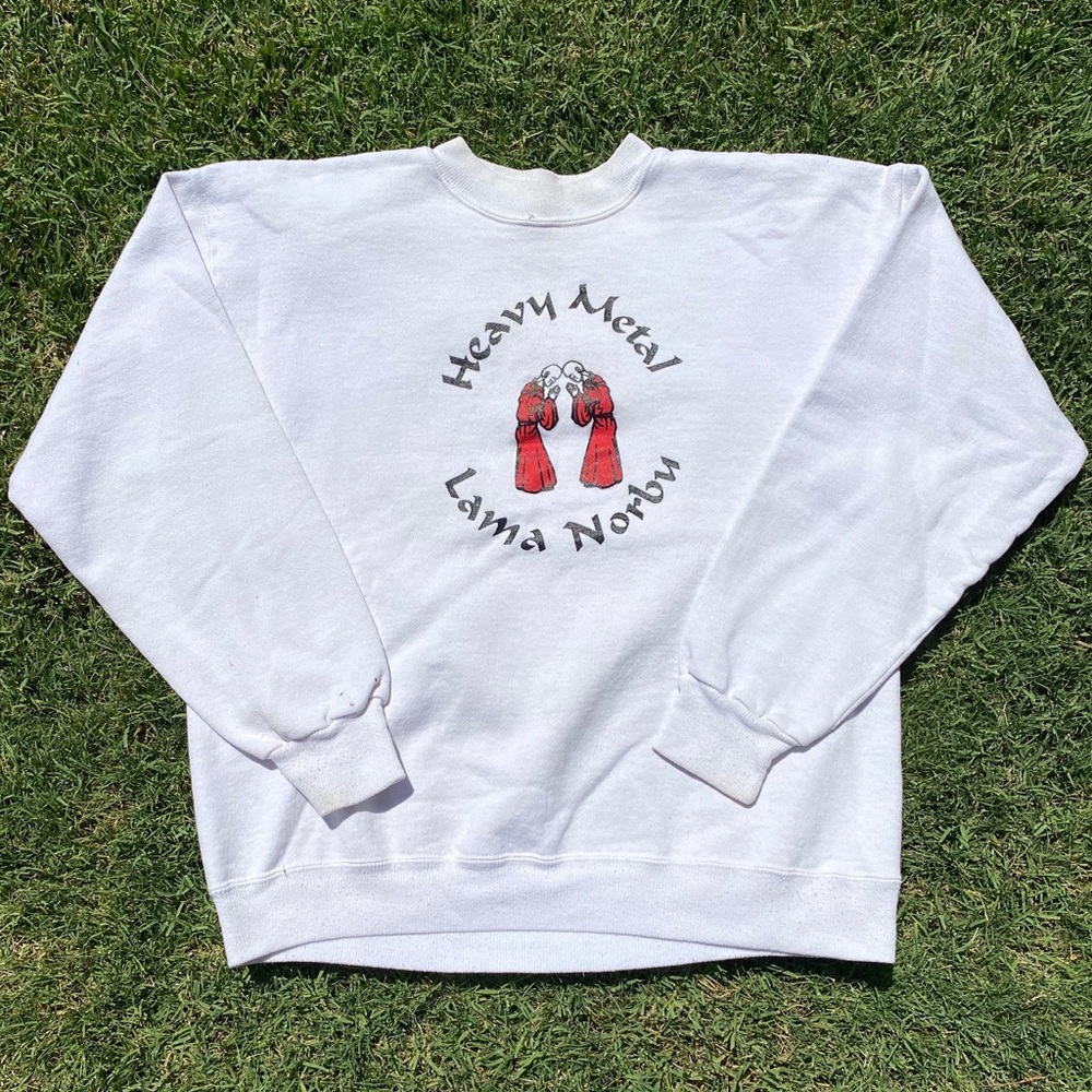 Vintage Heavy Metal Lama Norbu Monks crewneck